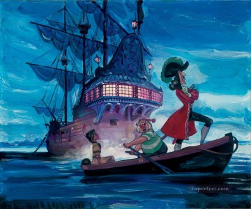 Disney Werke - Tiger Lily und Haken Karikatur für Kinder